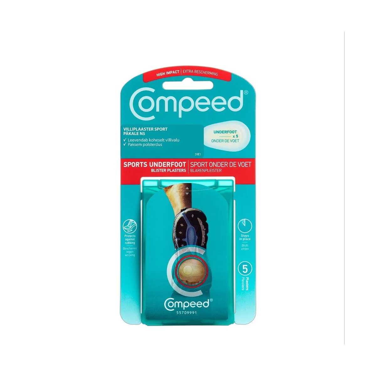 COMPEED VILLIPLAASTER SPORT PÄKALE N5 - Product Image
