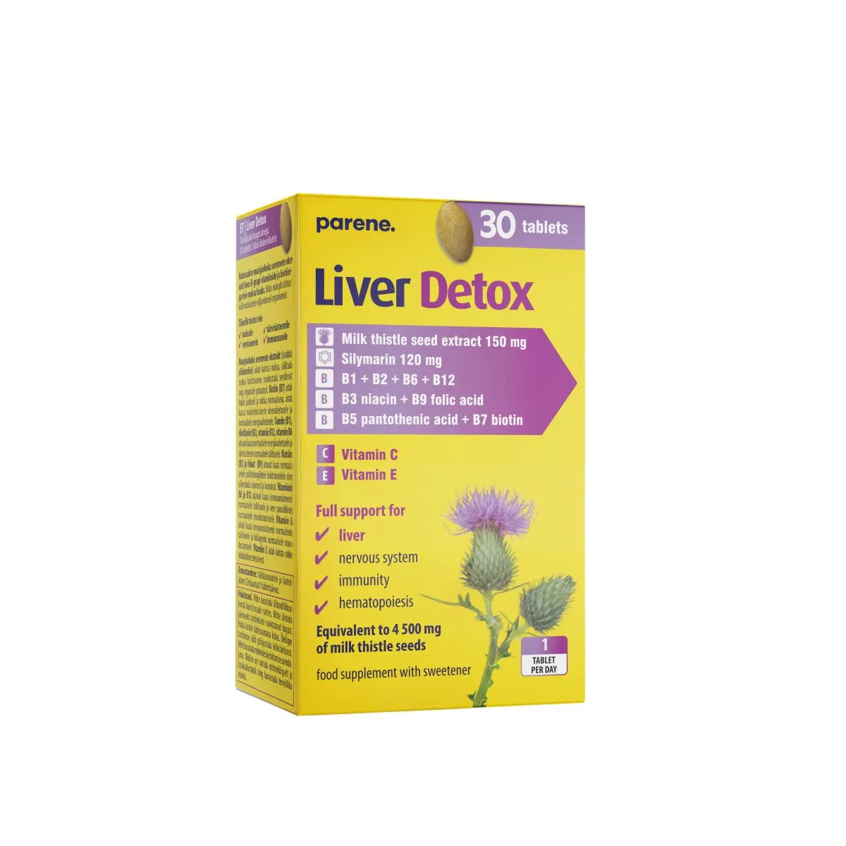 LIVER DETOX PARANE TBL N30 - Product Image