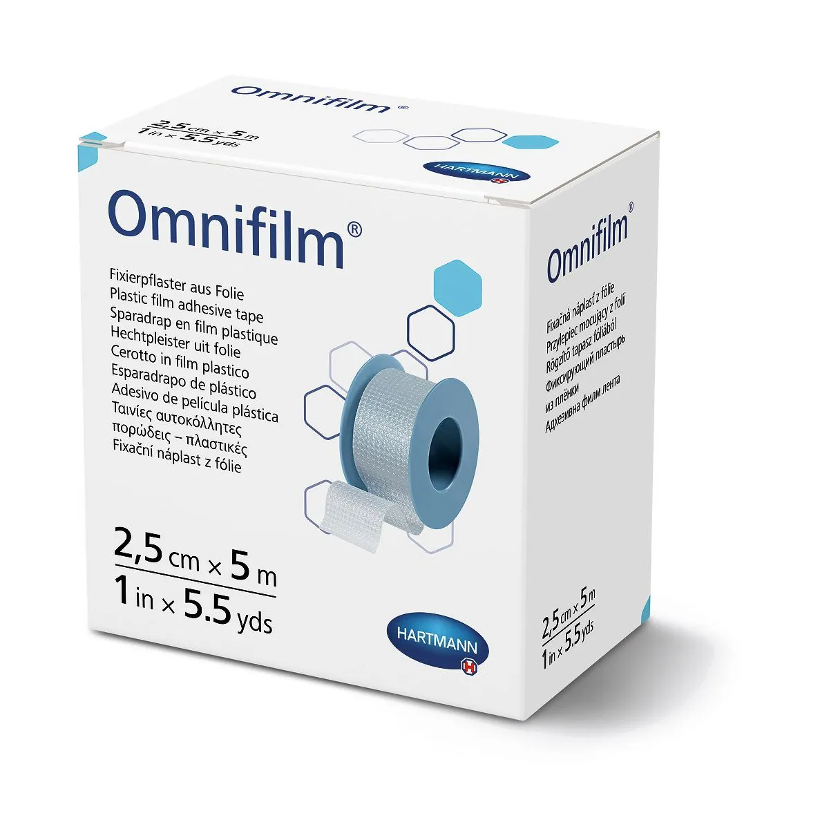 OMNIFILM RULLPLAASTER LÄBIPAISTEV 2,5CMX5M - Product Image