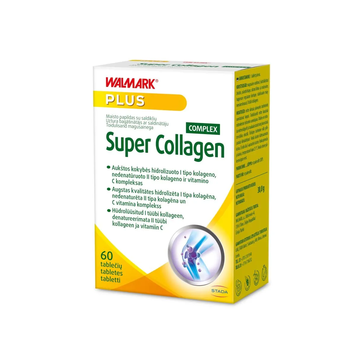 WALMARK SUPER COLLAGEN COMPLEX TBL N60 - Product Image