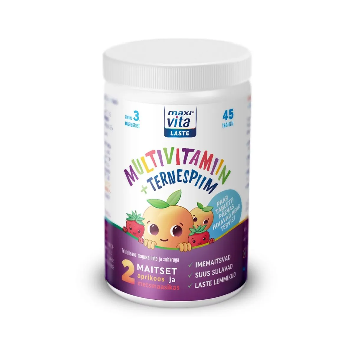 MAXIVITA LASTE MULTIVITAMIIN + TERNESPIIM TBL N45 - Product Image