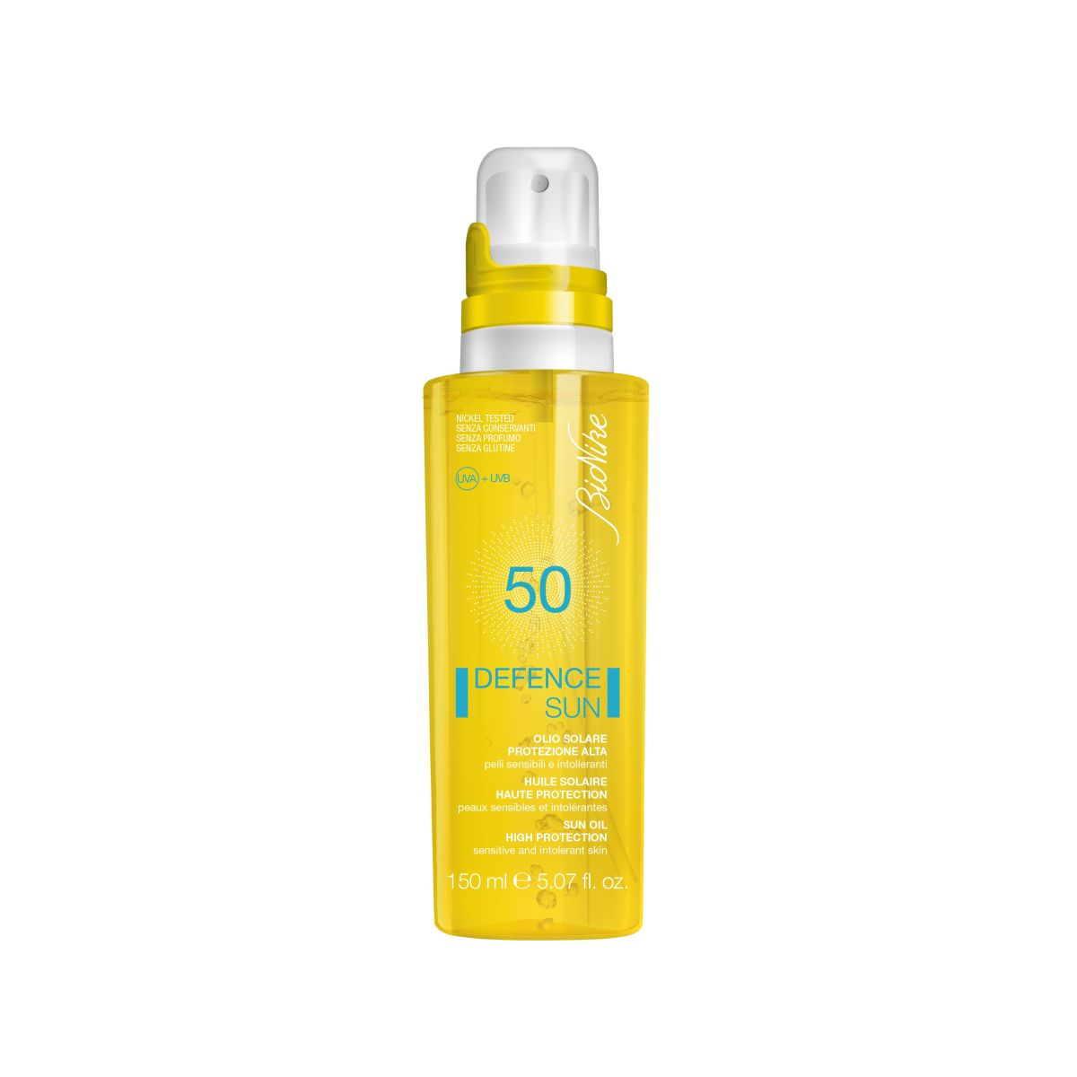 BIONIKE SUN 50 PIHUSTATAV PÄIKESEKAITSEÕLI 150ML - Product Image