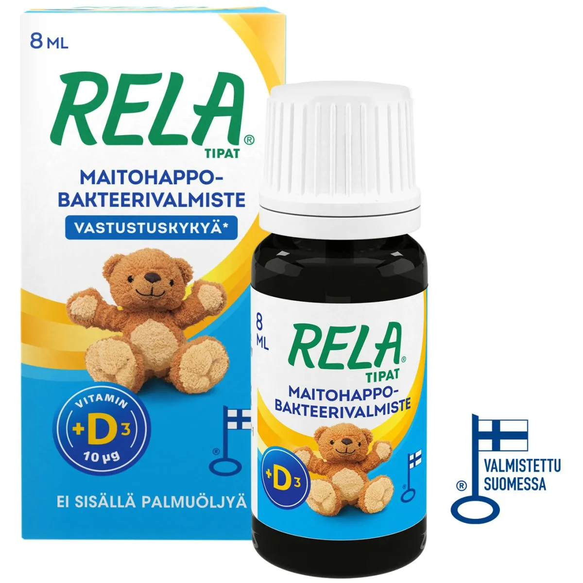 RELA TILGAD+ D3 VITAMIIN 8ML - Product Image