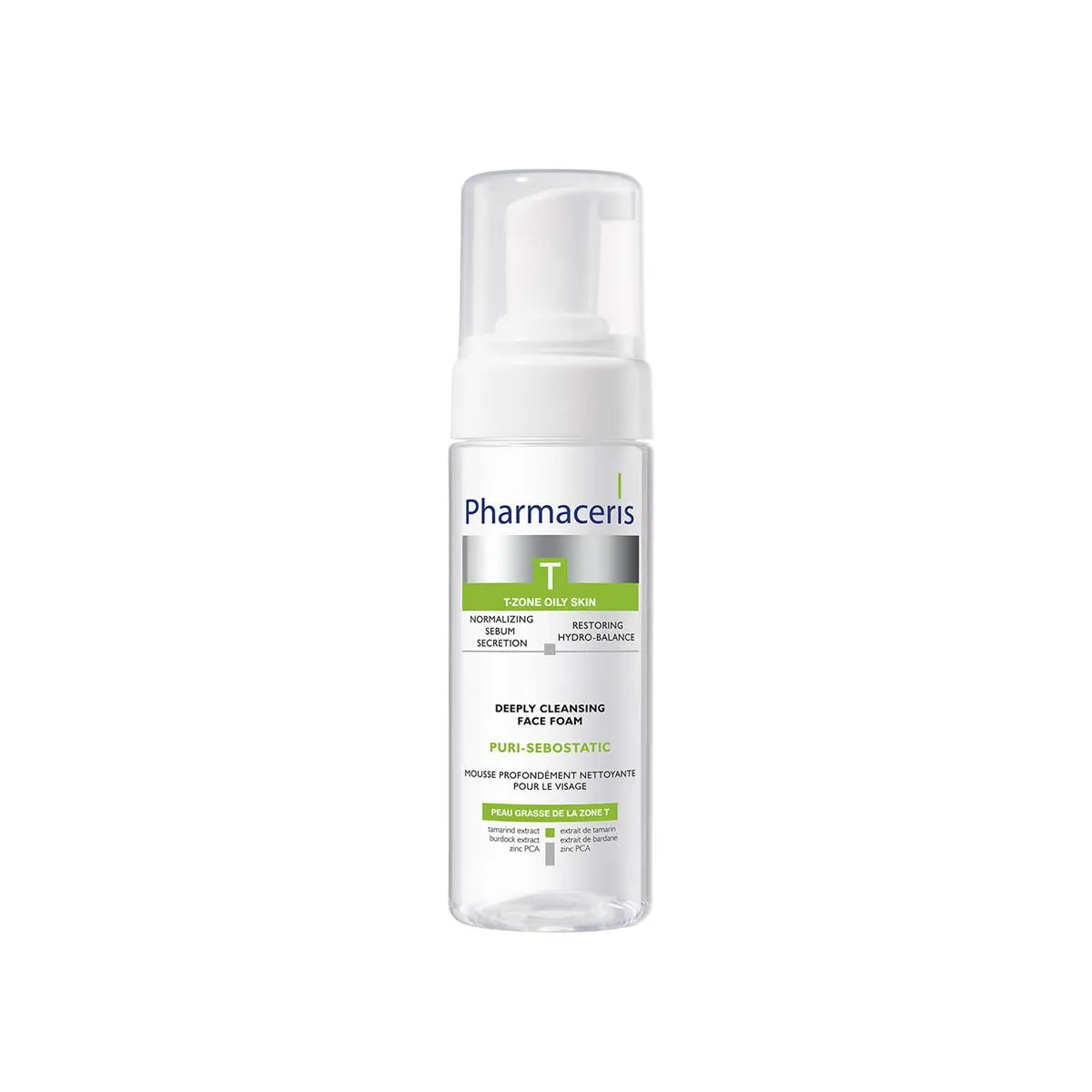 PHARMACERIS T PURI-SEBOSTATIC NÄOVAHT SÜGAVPUHASTAV 150ML - Product Image