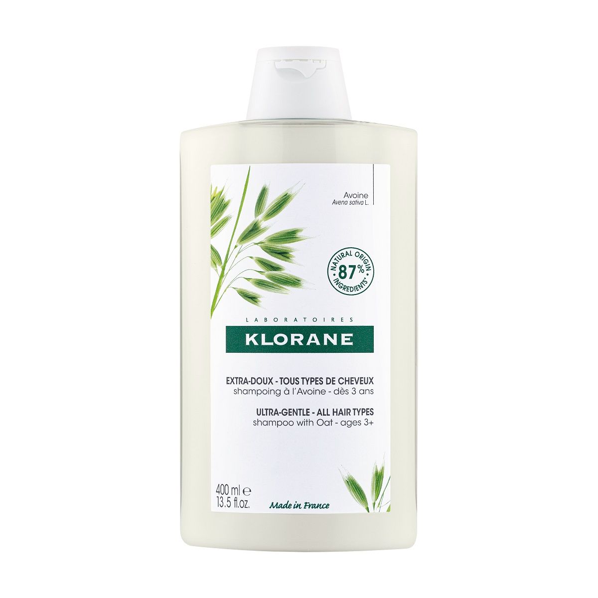 KLORANE SHAMPOON KAERAEKSTRAKTIGA 400ML - Product Image