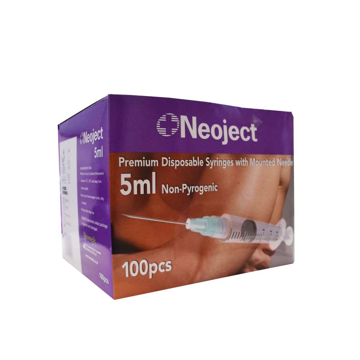 SÜSTAL NÕELAGA NEOJECT 5ML 3 OSALINE (23G) N100 /LUER LOCK/ - Product Image