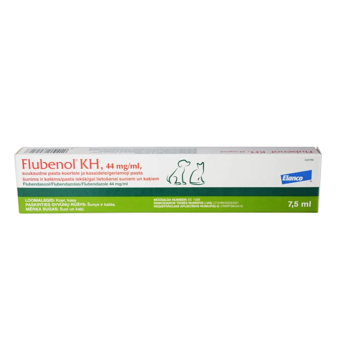 FLUBENOL KH SUUKAUDNE PASTA 44MG/1ML 7,5ML N1 - Product Image