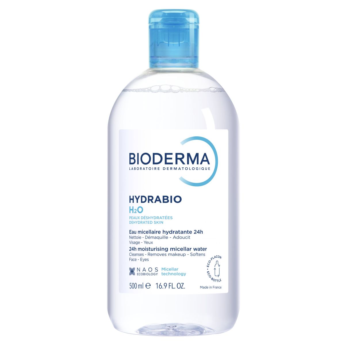 BIODERMA HYDRABIO H2O MITSELLAARVESI 500ML - Product Image