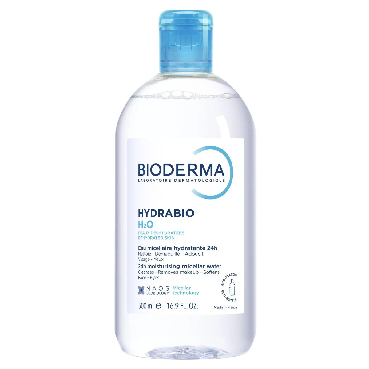 BIODERMA HYDRABIO H2O MITSELLAARVESI 500ML - Product Image