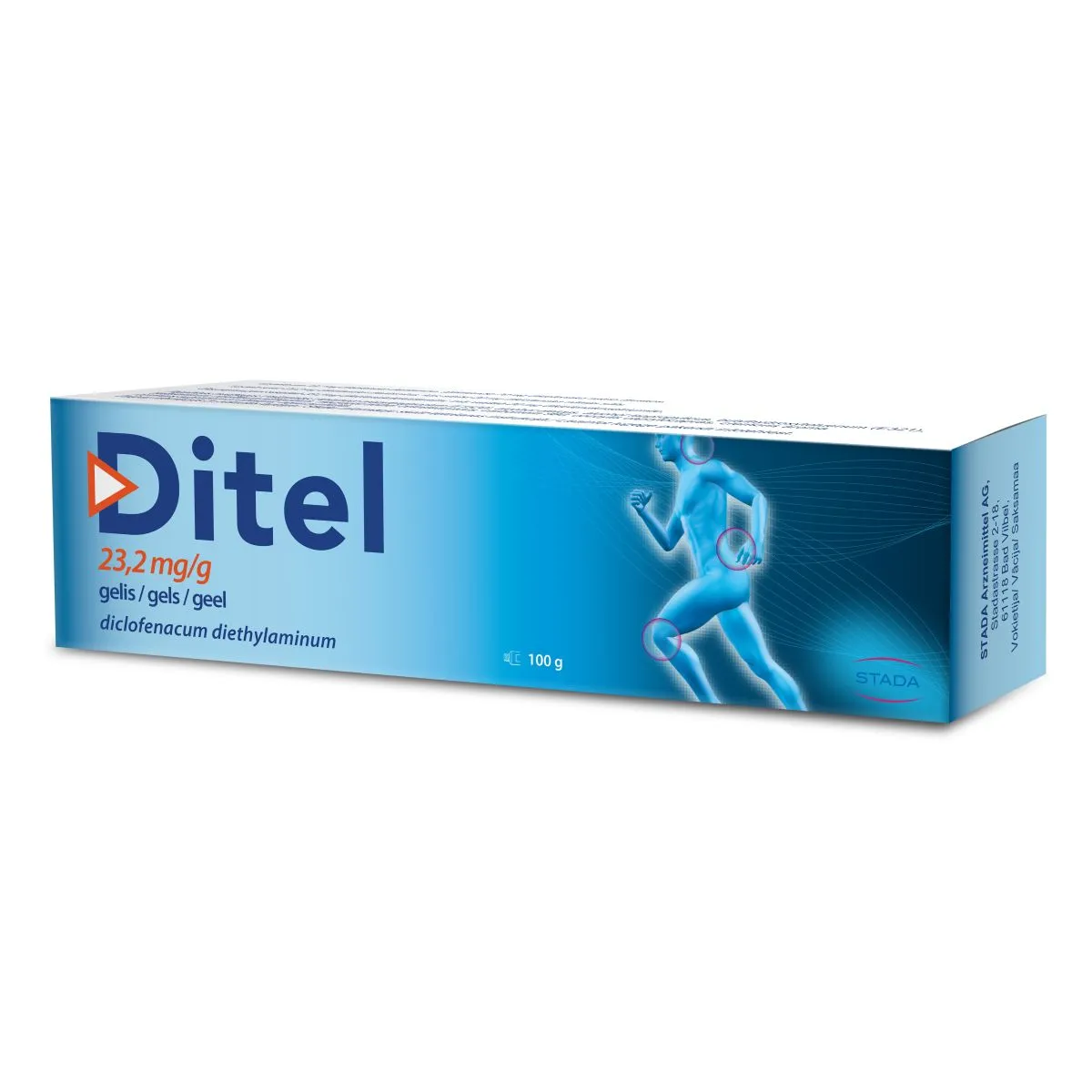 DITEL GEEL 23,2MG/G 100G - Product Image