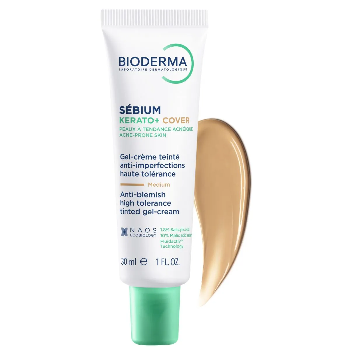 BIODERMA SEBIUM KERATO+ GEELKREEM TOONIV AKNELINE NAHK 30ML - Product Image