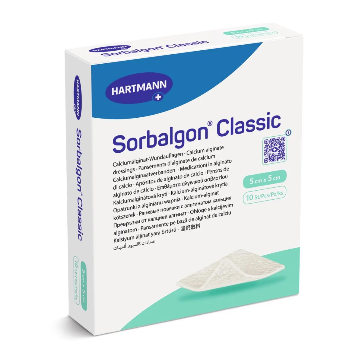 SORBALGON CLASSIC KALTSIUMALGIINSIDE 5X5CM N10 - Product Image