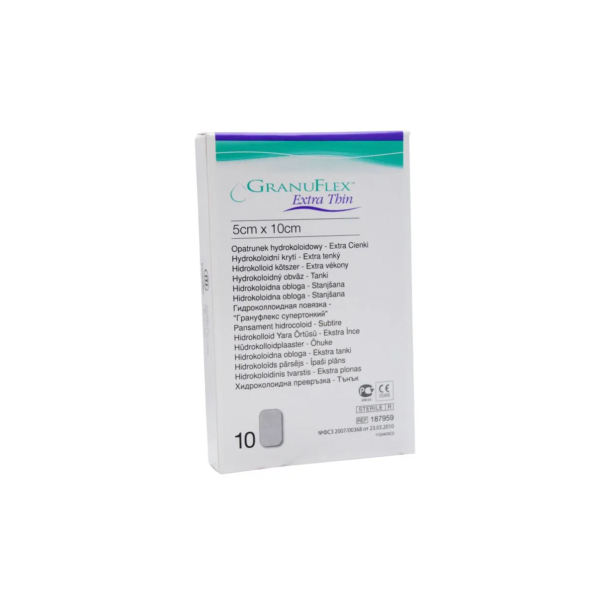 GRANUFLEX EXTRA THIN PLAASTER 5X10CM N10 - Product Image