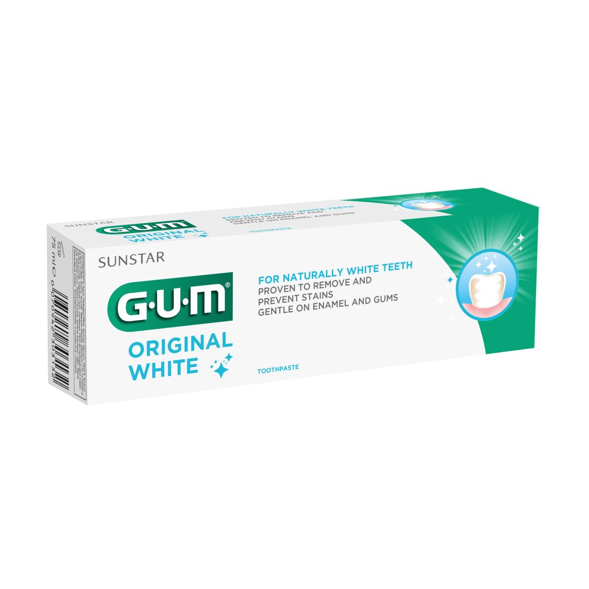 GUM HAMBAPASTA ORIGINAL WHITE 75ML - Product Image