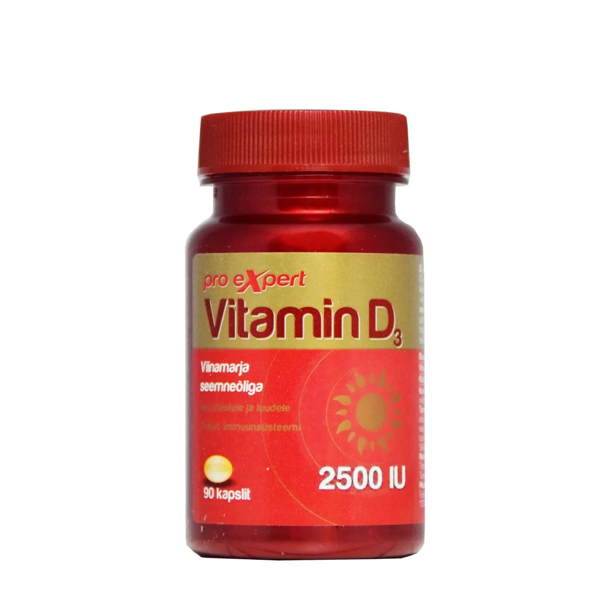 VITAMIN D3 PRO EXPERT 2500IU KAPSLID N90 - Product Image