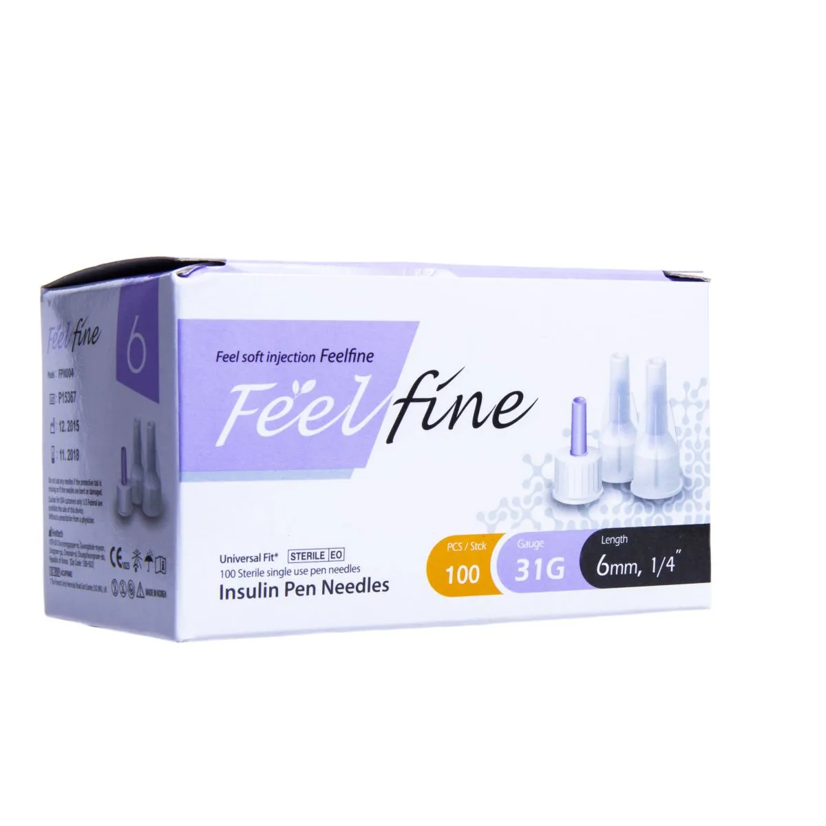 INSULIININÕELAD SMS FEELFINE 31G 6MM N100 - Product Image