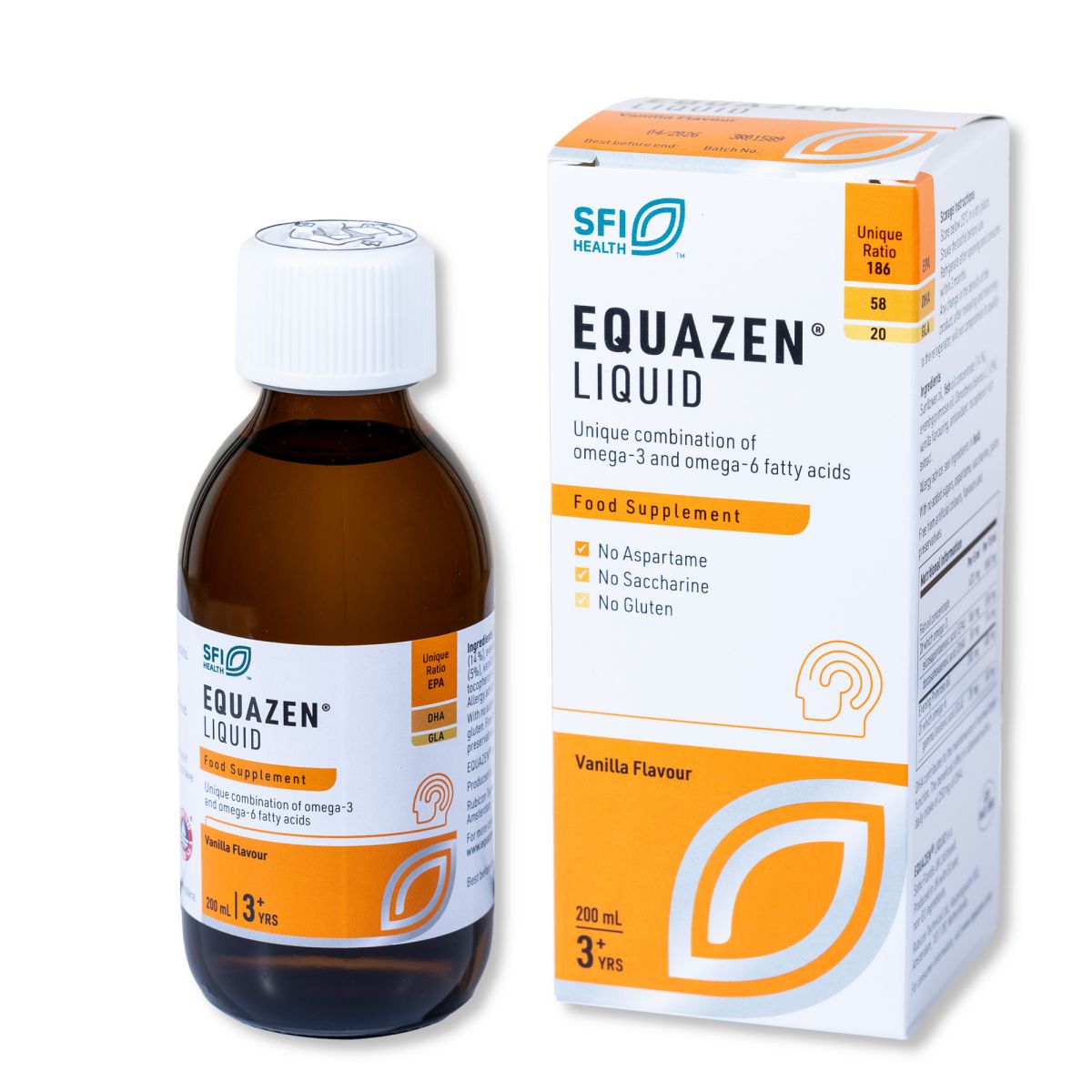 EQUAZEN VANILJEMAITSELINE VEDELIK 200ML - Product Image