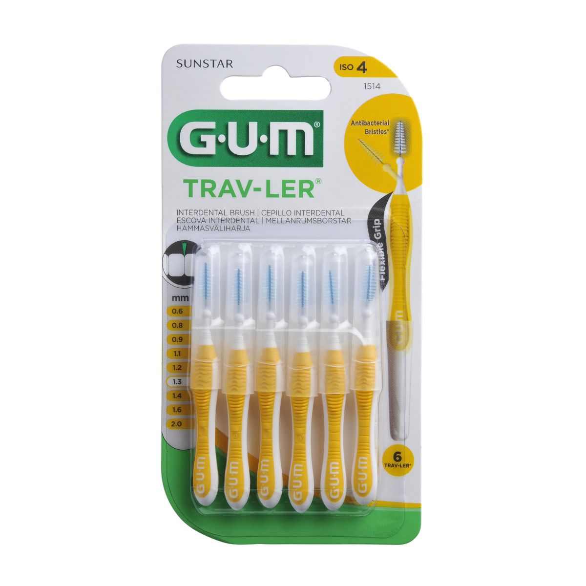 GUM HAMBAVAHEHARI TRAV-LER KOONUS 1,3MM N6 - Product Image