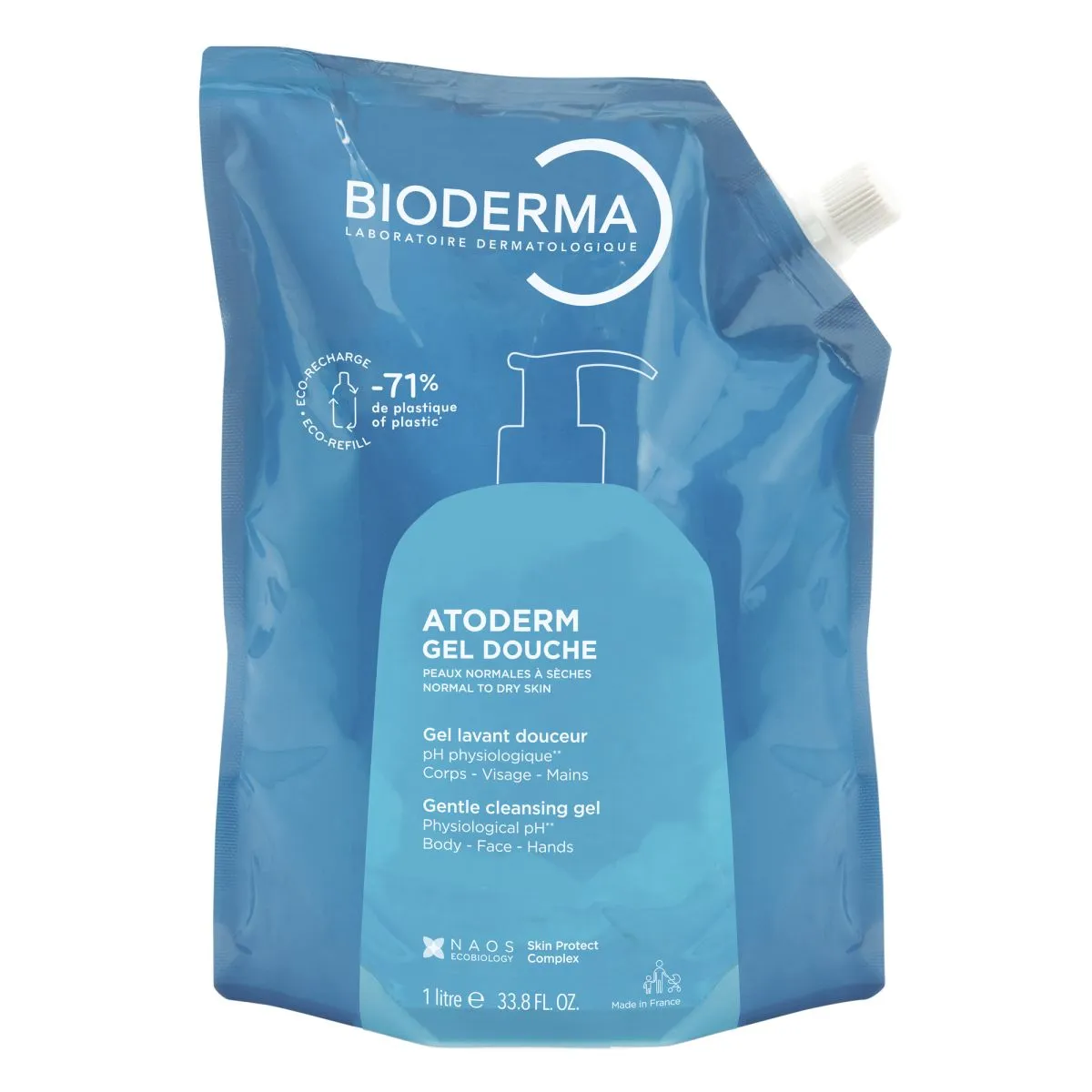 BIODERMA ATODERM DUSHIGEEL TÄITEPAKEND 1000ML - Product Image