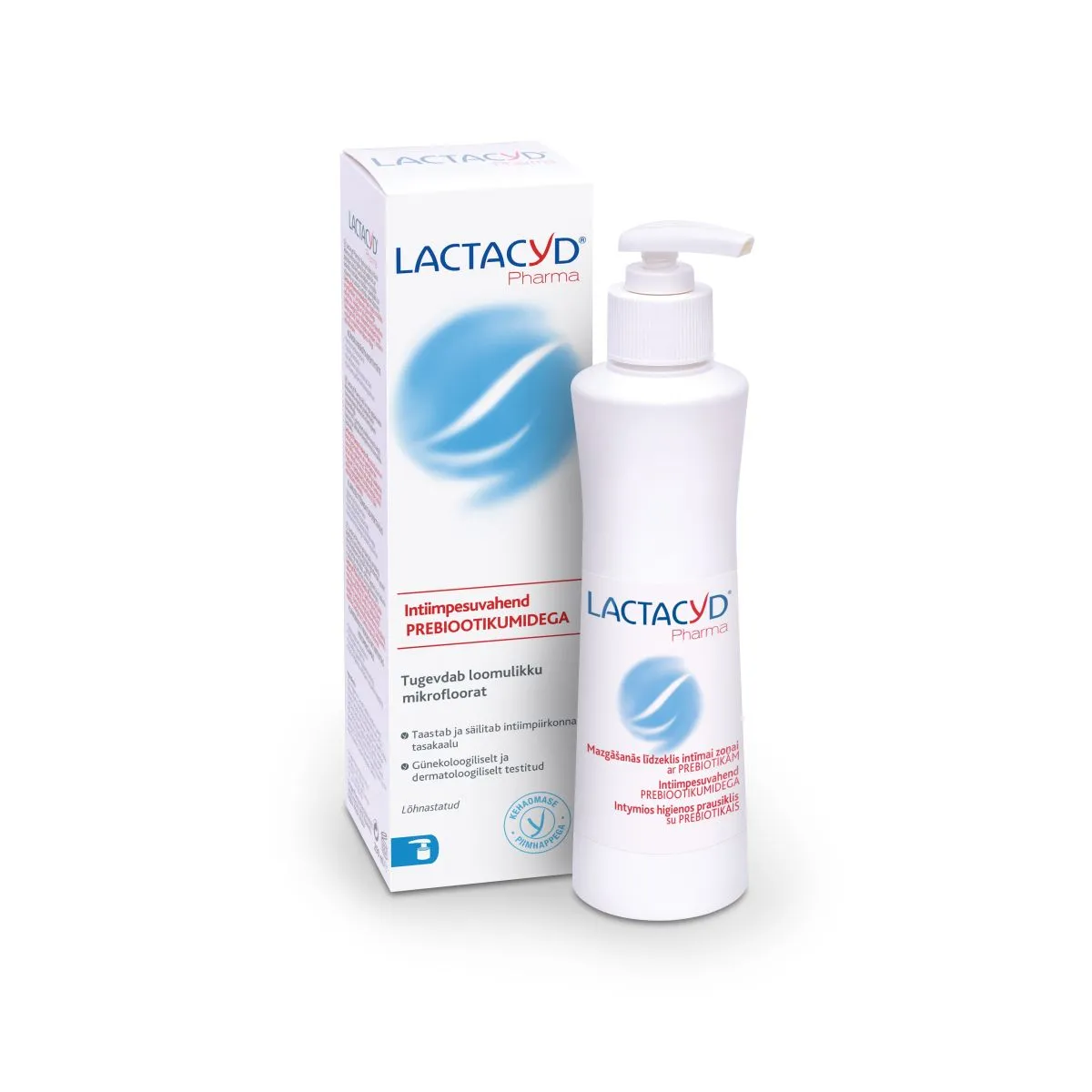LACTACYD PHARMA INTIIMPESUVAHEND PREBIOOTIKUMIDEGA 250ML - Product Image