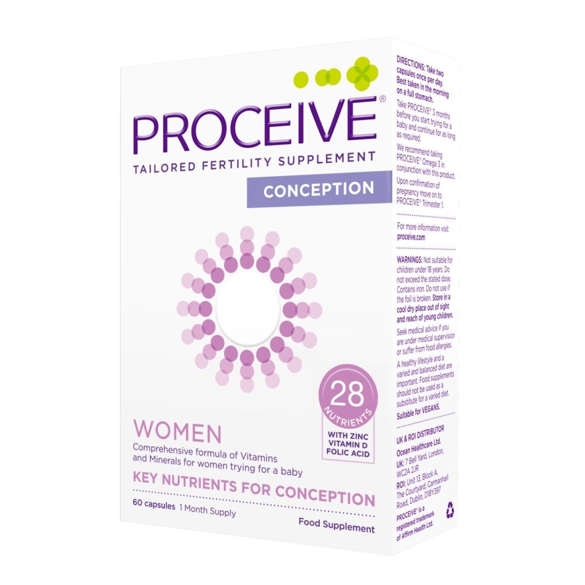 PROCEIVE CONSEPTION WOMAN KAPSLID N60 - Product Image