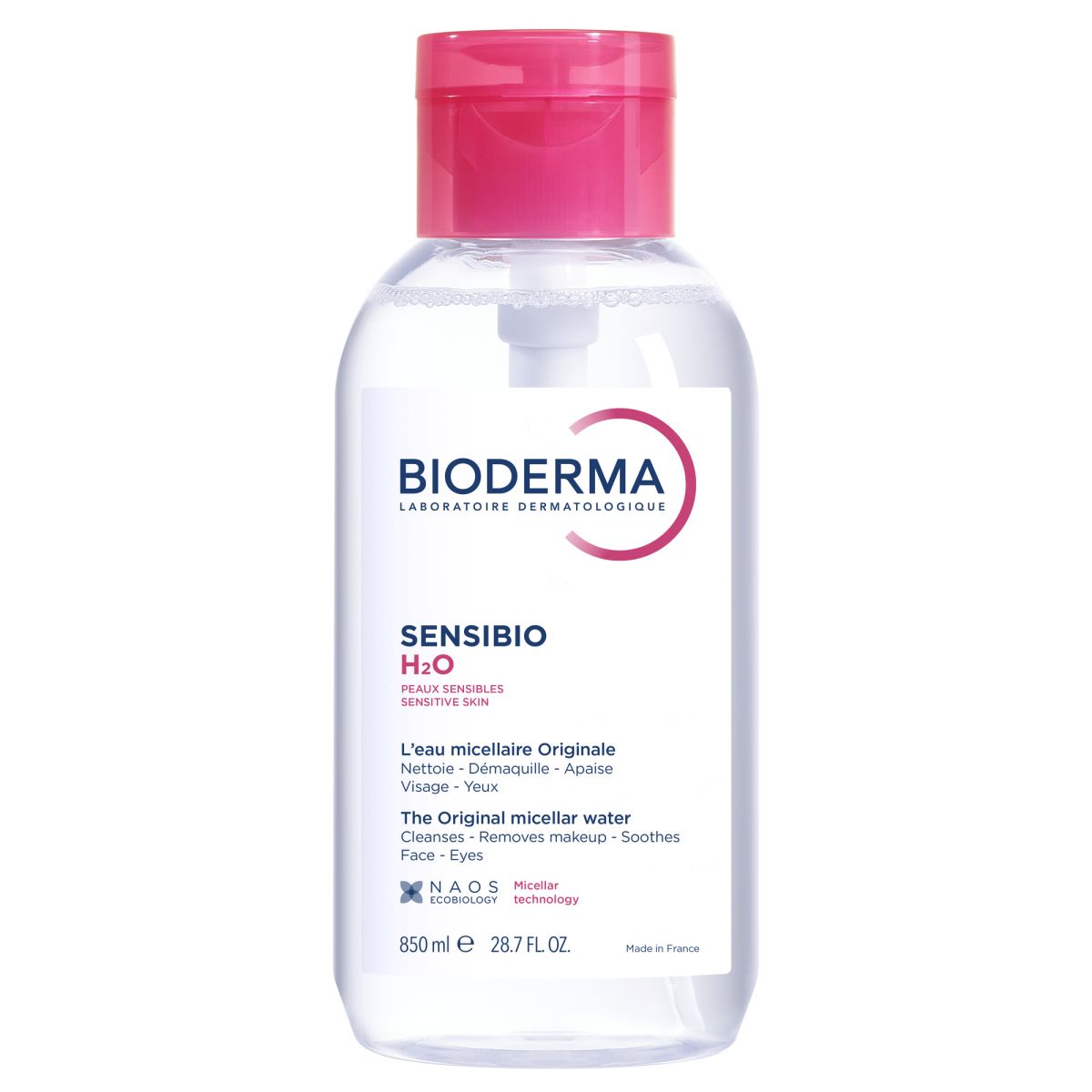 BIODERMA SENSIBIO H2O MITSELLAARVESI TUNDLIKULE NAHALE 850ML - Product Image