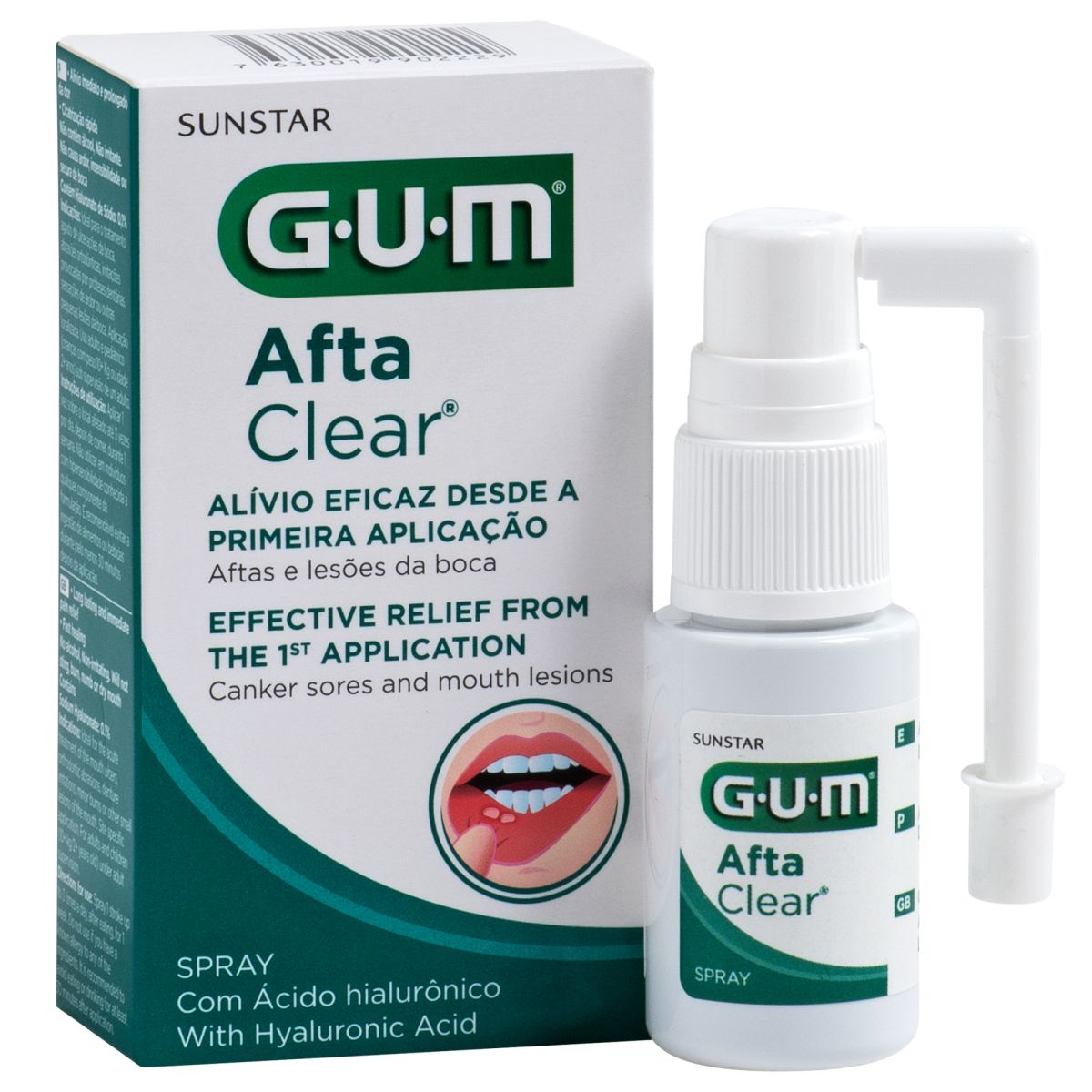 GUM AFTACLEAR SUUÕÕNE HAAVANDITE SPRAY 15ML - Product Image