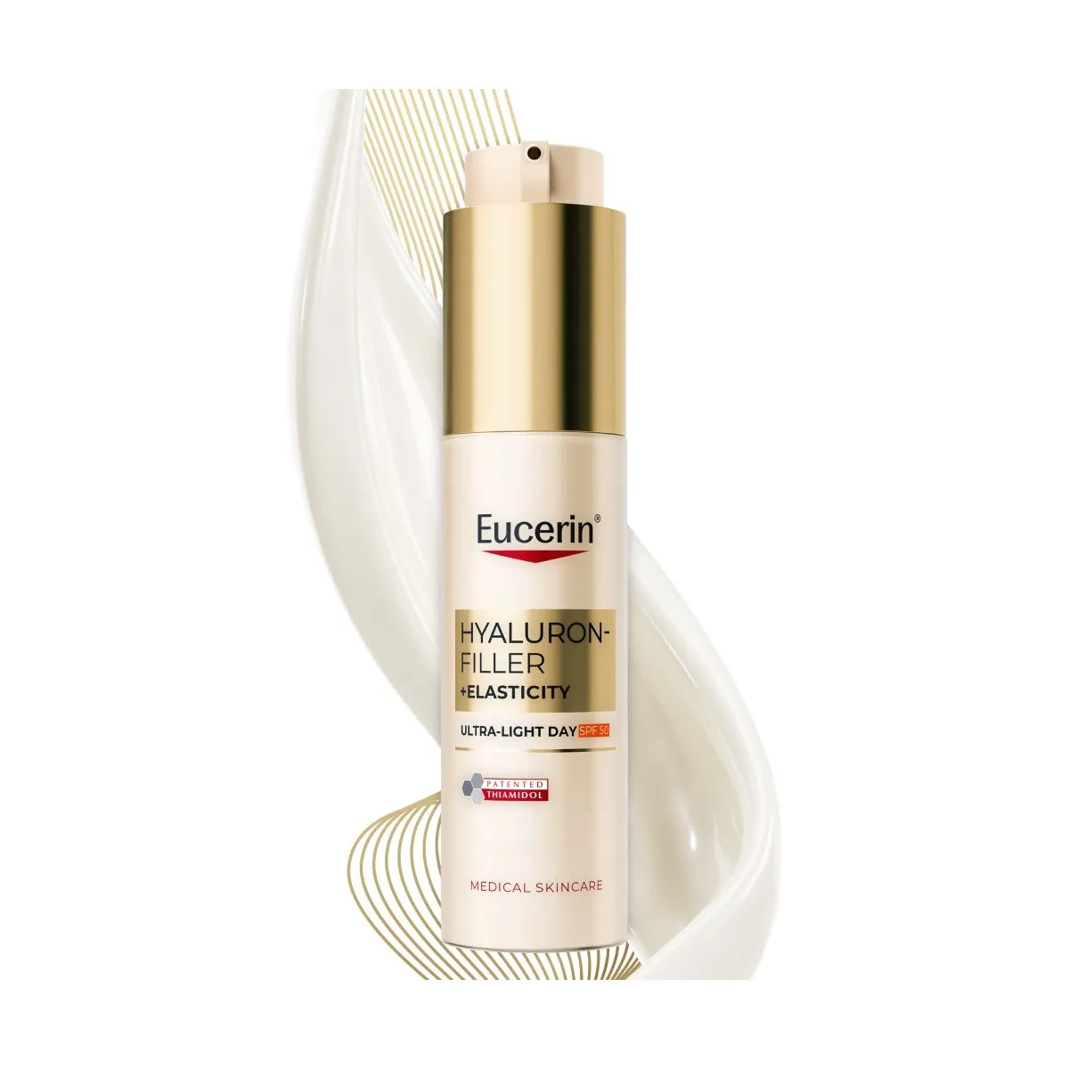 EUCERIN HYALURON FILLER+ELASTICITY KERGE PÄEVAKREEM SPF50 50ML - Product Image