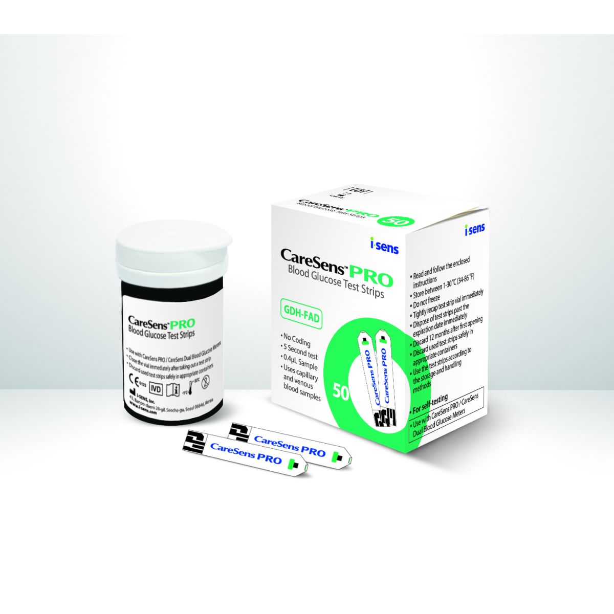 CARESENS PRO VERESUHKRU TESTRIBAD N50 - Product Image