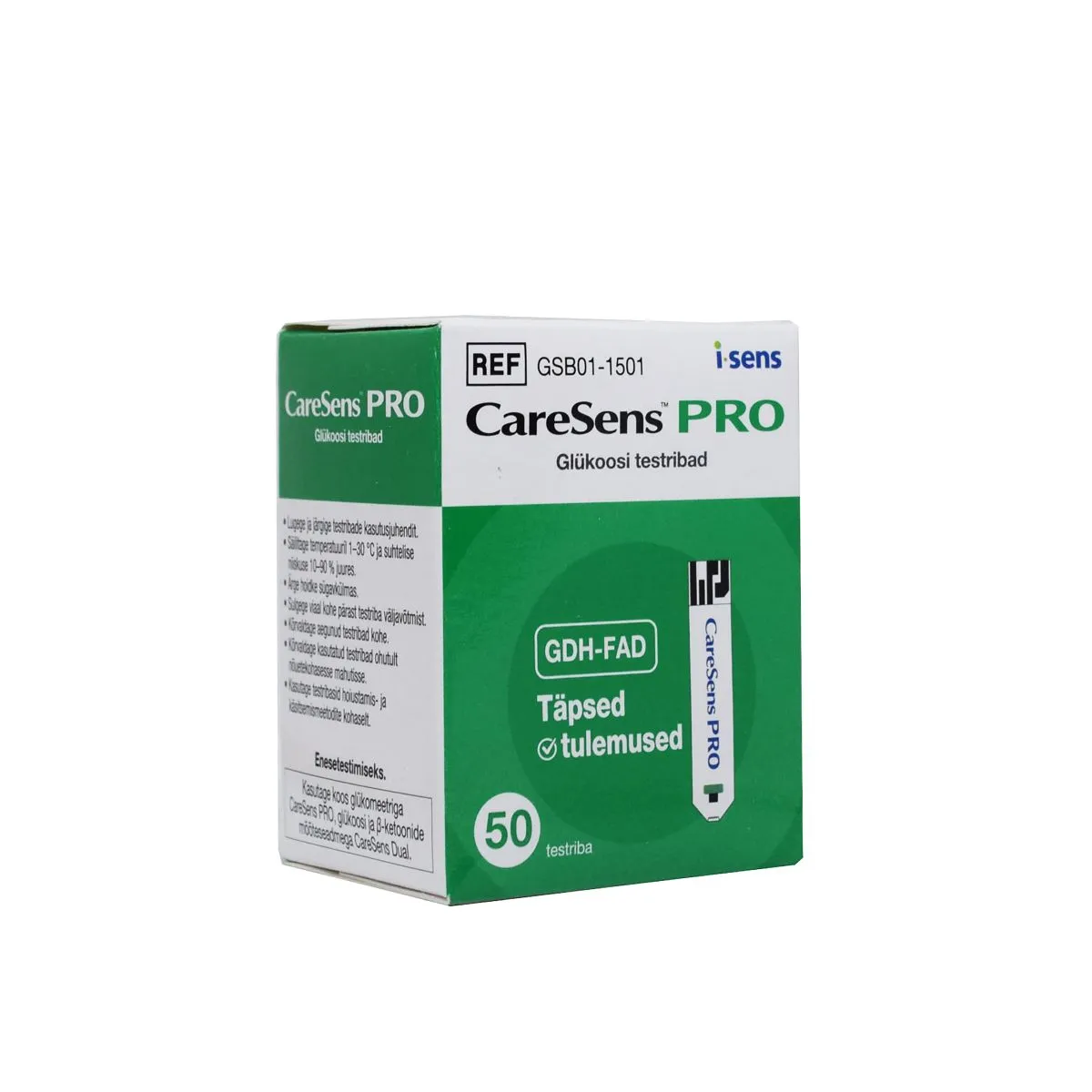 CARESENS PRO VERESUHKRU TESTRIBAD N50 - Product Image