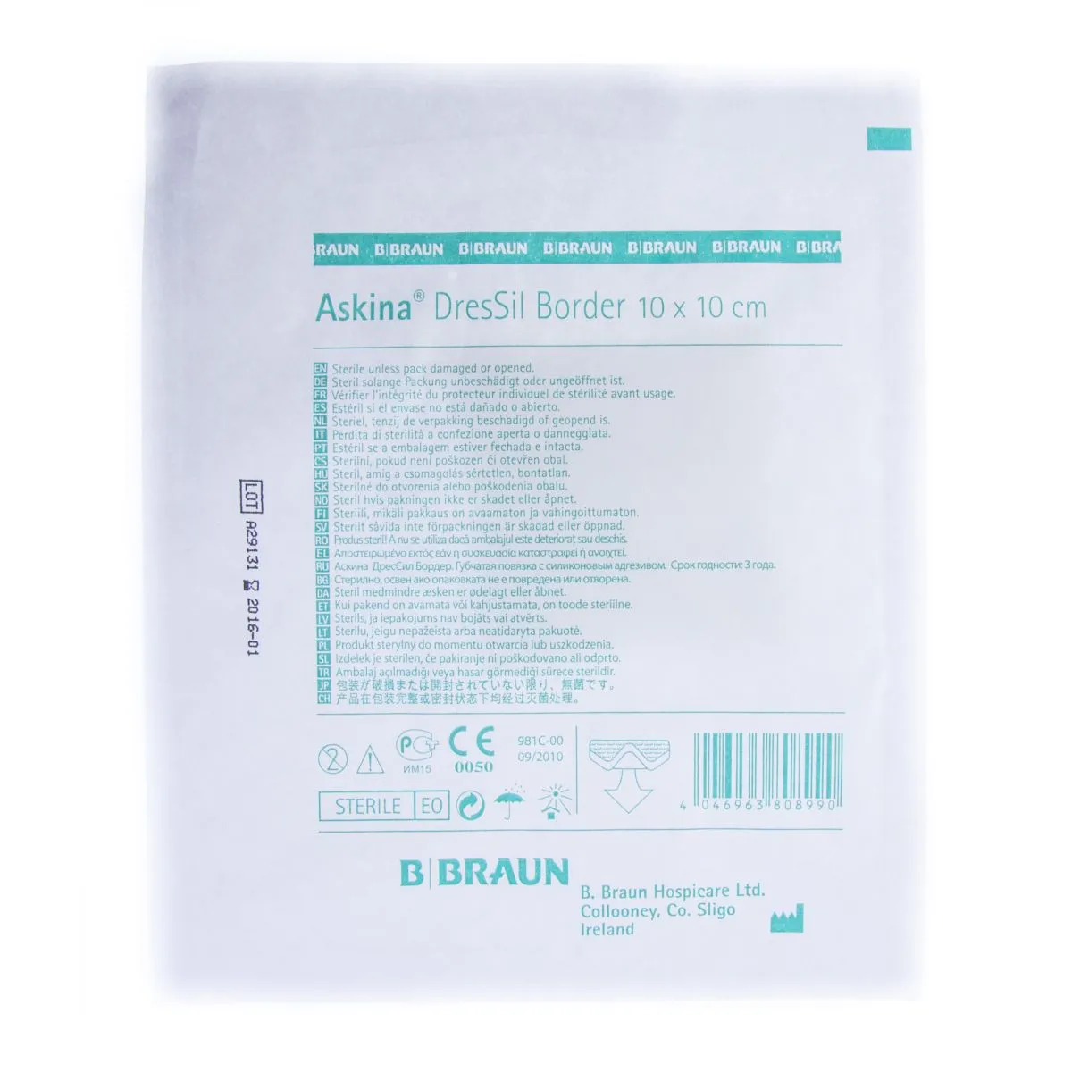 ASKINA DRESSIL BORDER HAAVASIDE 10CMX10CM - Product Image