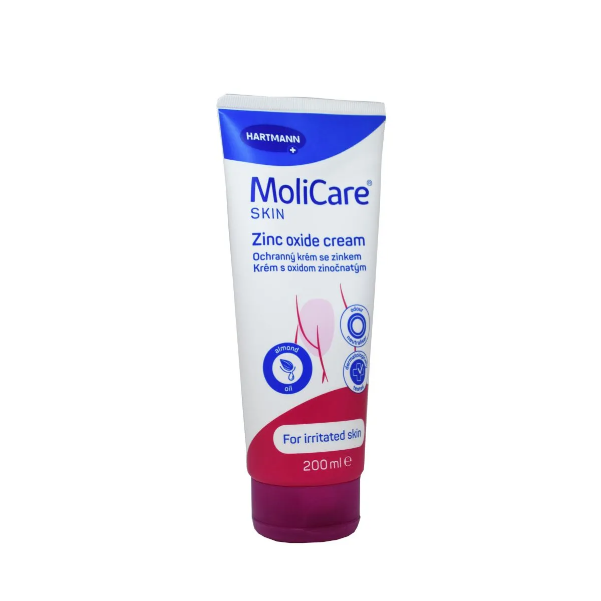MOLICARE SKIN KAITSEKREEM TSINKOKSIIDIGA 200ML - Product Image