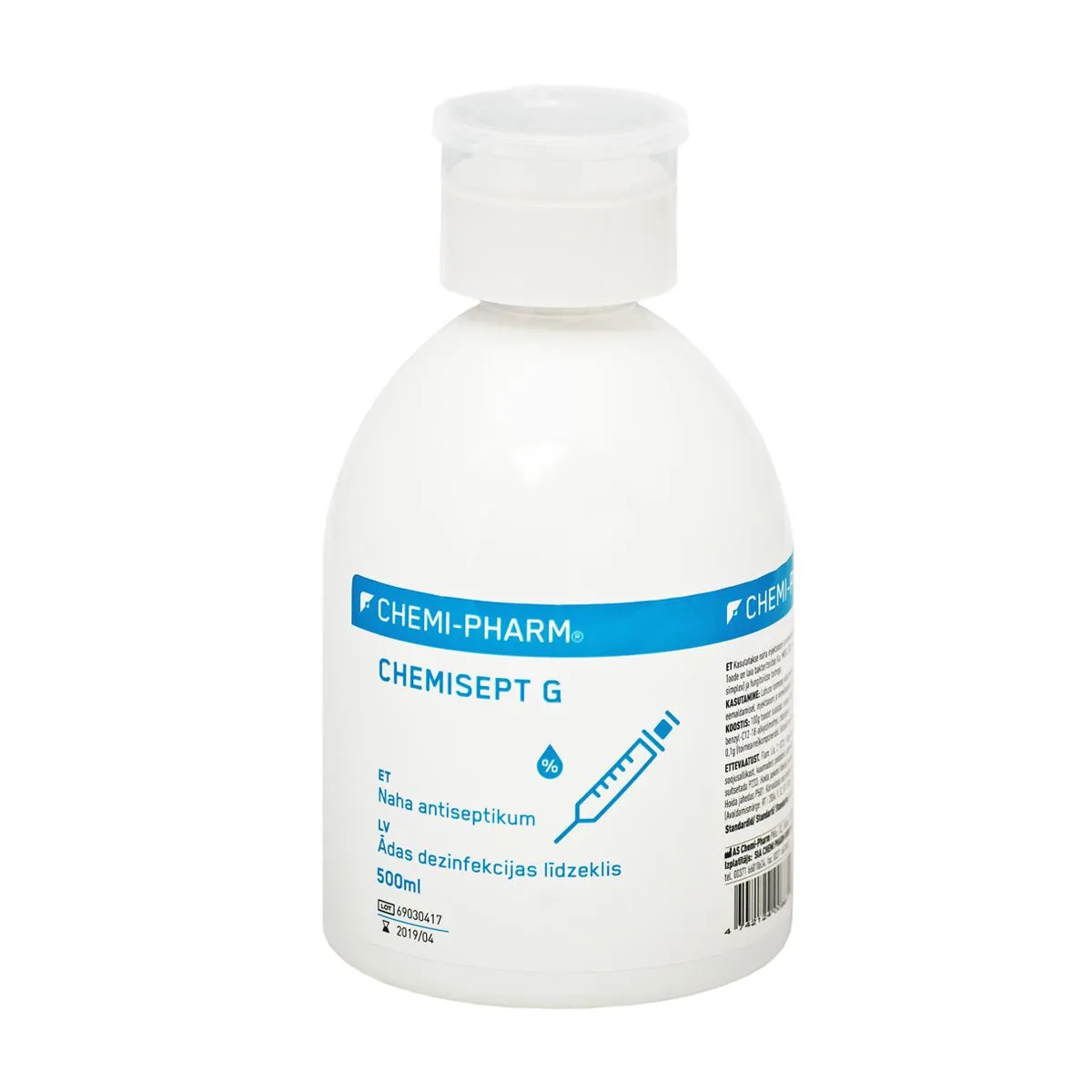 CHEMIPHARM CHEMISEPT G 500ML NIISUTUSPUMBAGA - Product Image