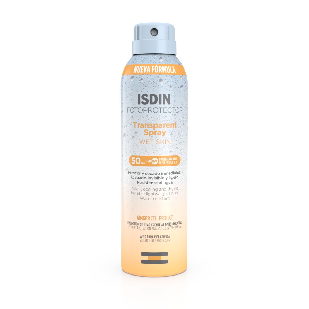 ISDIN SUN PÄIKESEKAITSEAEROSOOL VEEKINDEL SPF50 250ML - Product Image