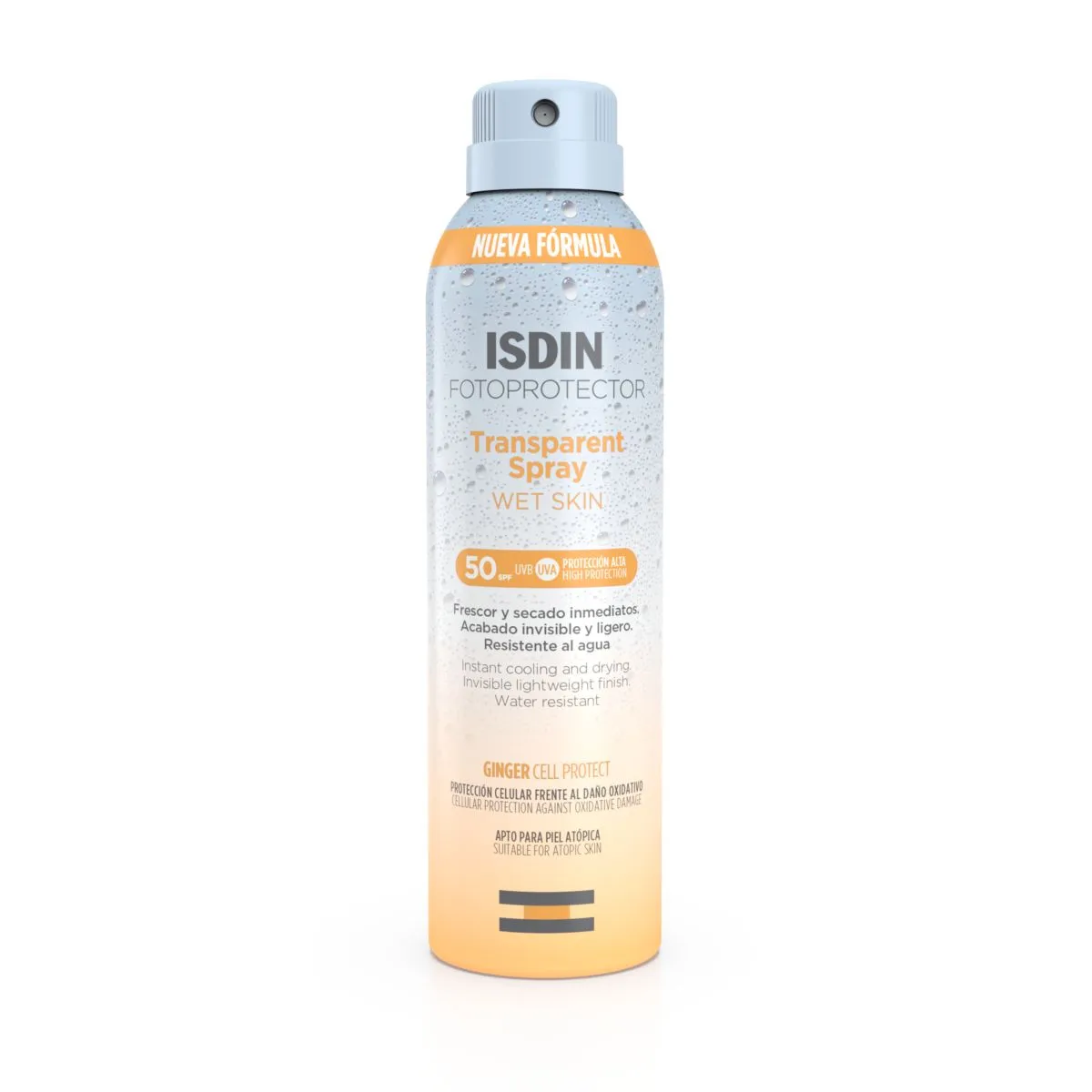 ISDIN SUN PÄIKESEKAITSEAEROSOOL VEEKINDEL SPF50 250ML - Product Image