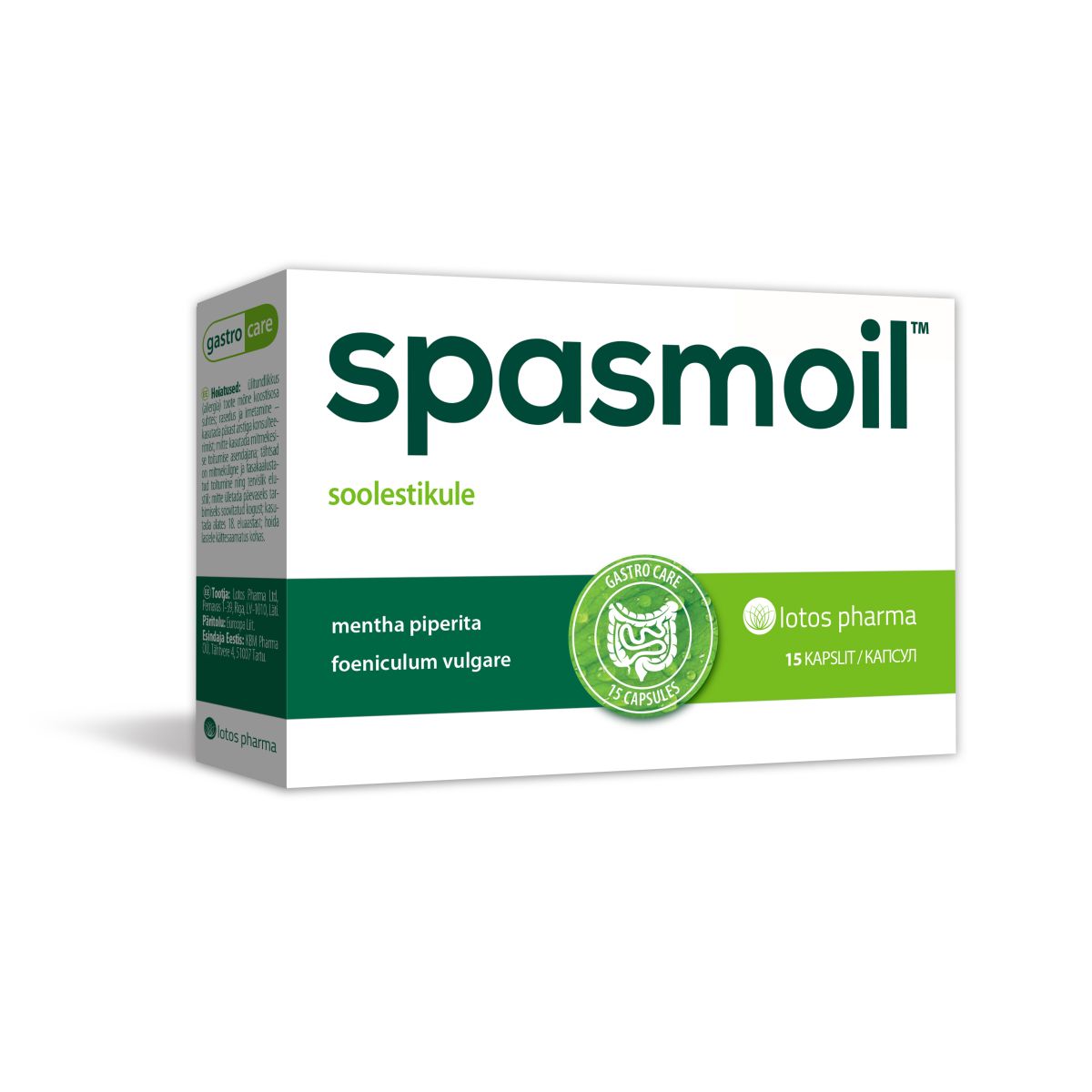 SPASMOIL KAPSLID N15 - Product Image