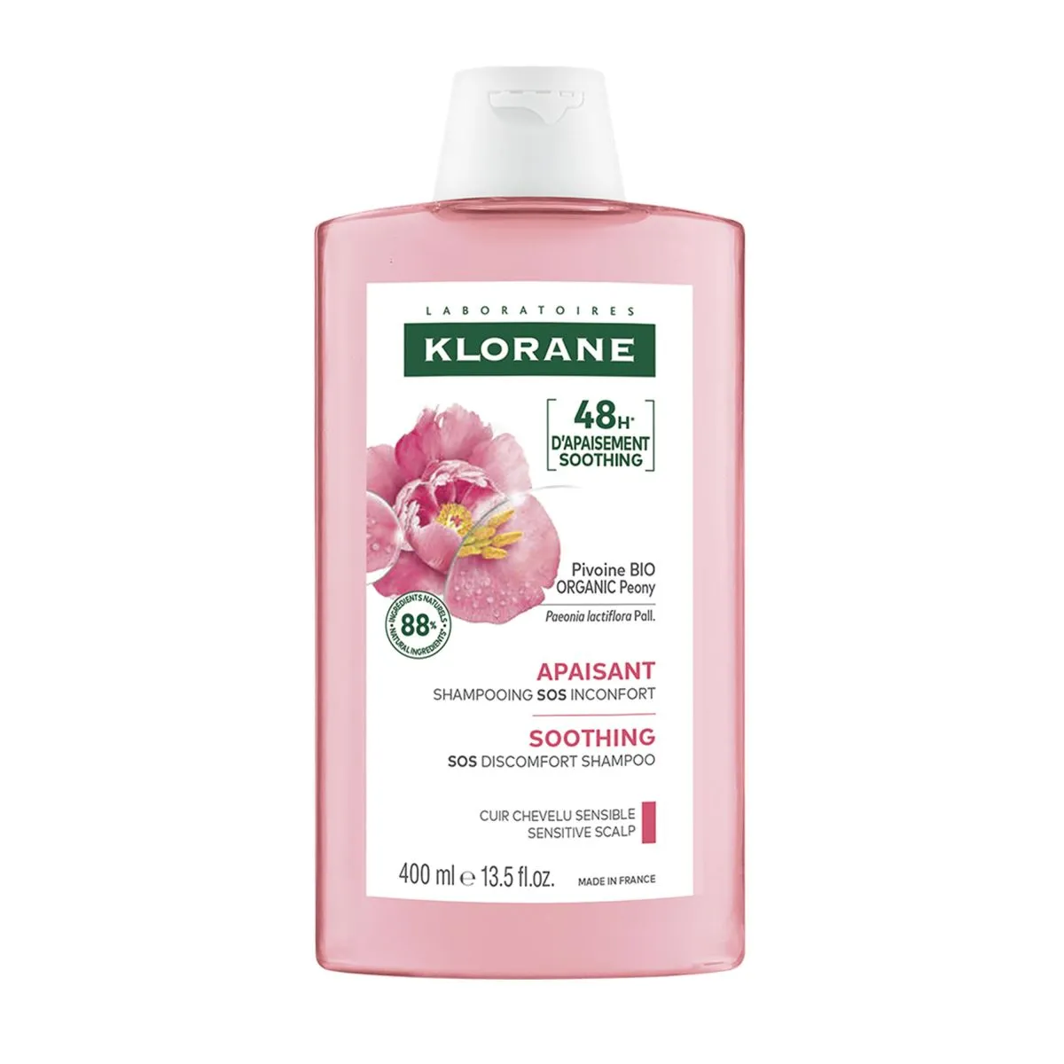 KLORANE SHAMPOON POJENGI RAHUSTAV 400ML - Product Image