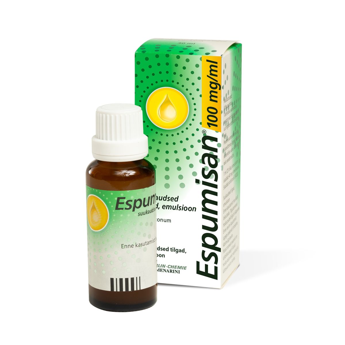 ESPUMISAN  SUUKAUDSED TILGAD EMULS 100MG/ML 30ML - Product Image