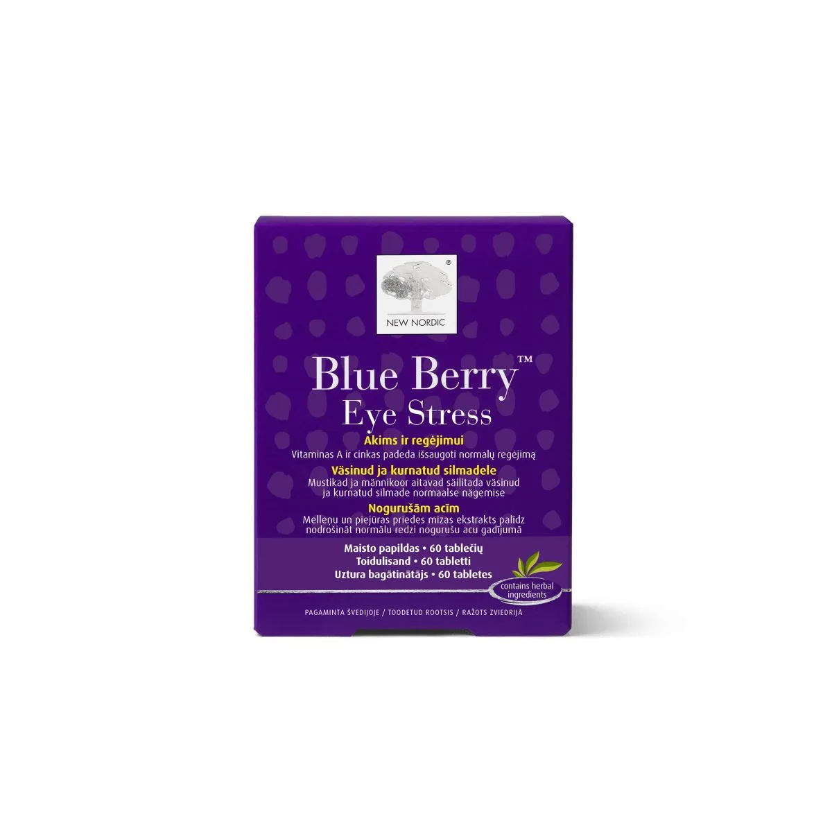 NEW NORDIC BLUE BERRY EYE STRESS TBL N60 - Product Image 1