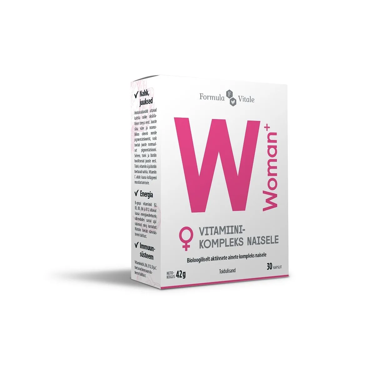 FORMULA VITALE WOMAN+ KAPSLID N30 - Product Image