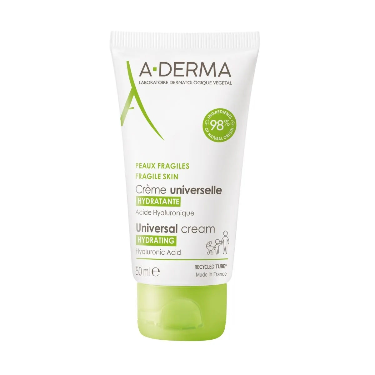 A-DERMA UNIVERSAALNE HOOLDUSKREEM NIISUTAV 50ML - Product Image