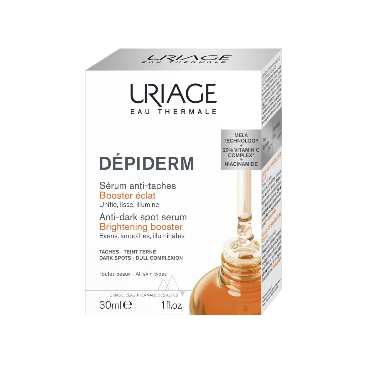 URIAGE DEPIDERM SEERUM-BOOSTER 30ML - Product Image