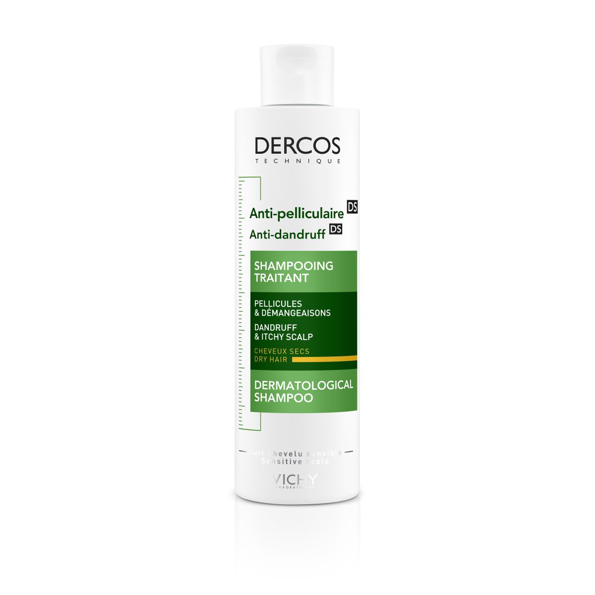 VICHY DERCOS SHAMPOON KÕÕMAVASTANE KUIVADELE JUUSTELE 200ML - Product Image