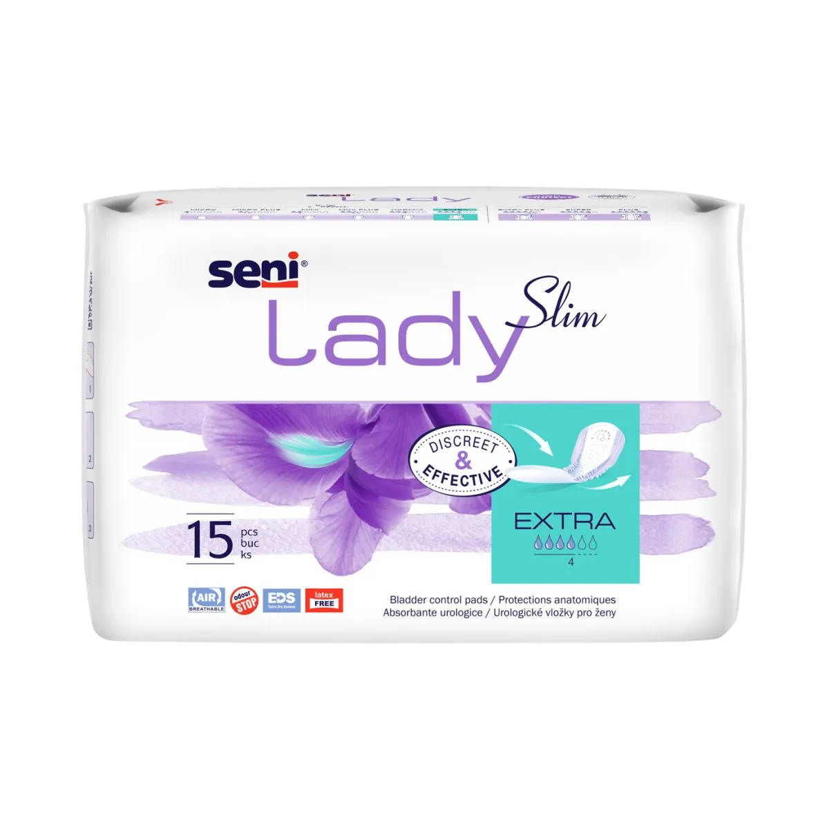 SENI LADY SLIM EXTRA URIINIPIDAM. SIDEMED 470ML N15 - Product Image
