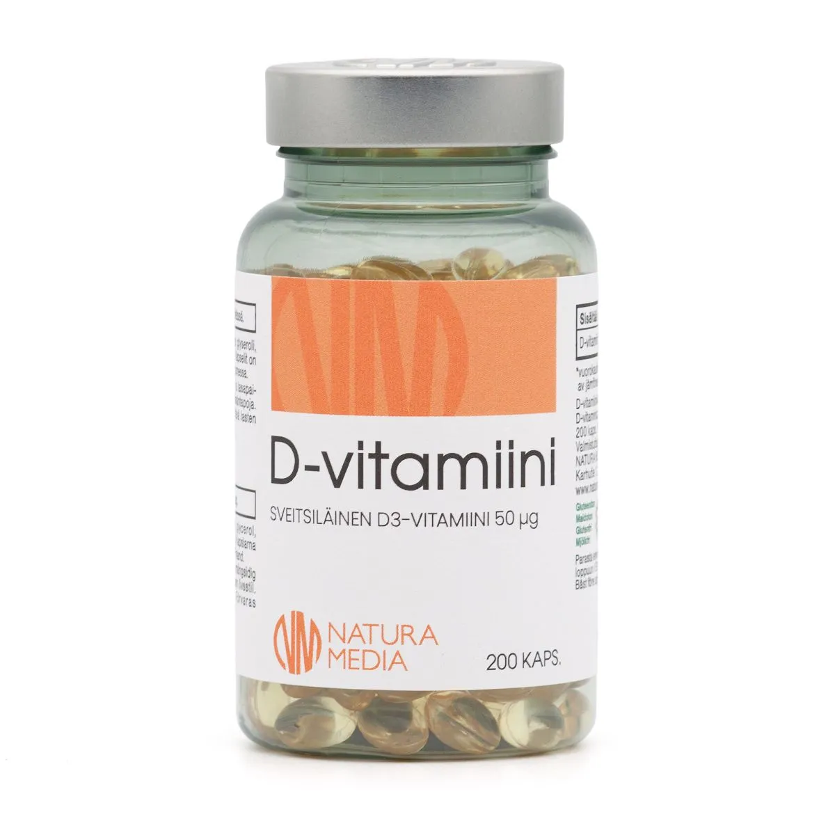 D-VITAMIIN ÕLIKAPSLID 50MCG N200 - Product Image