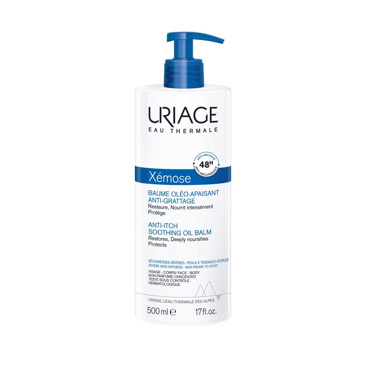 URIAGE XEMOSE ÕLIPALSAM KUIVALE NAHALE 500ML - Product Image