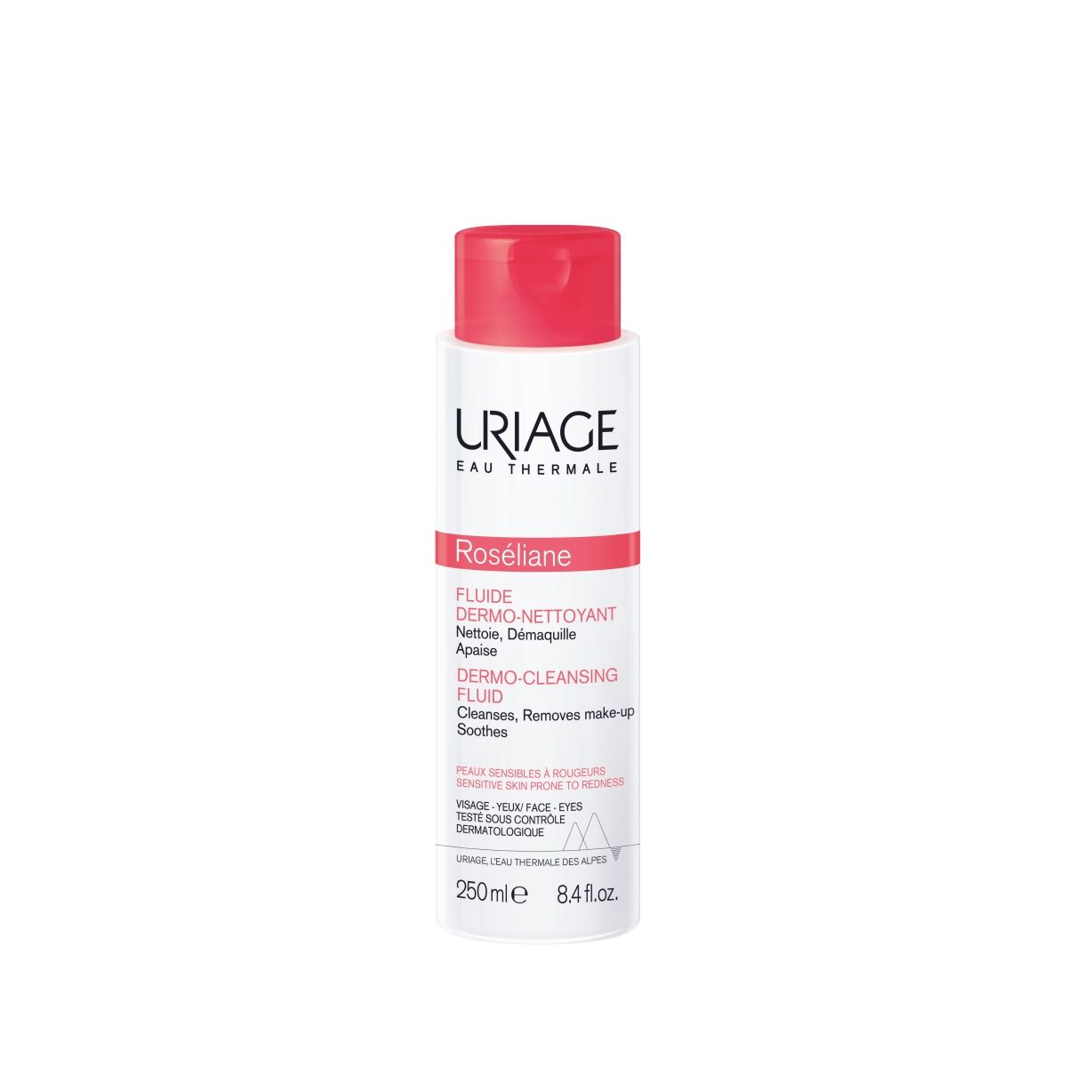 URIAGE ROSELIANE PUHASTUSEMULSIOON PUNETAVALE NAHALE 250ML - Product Image