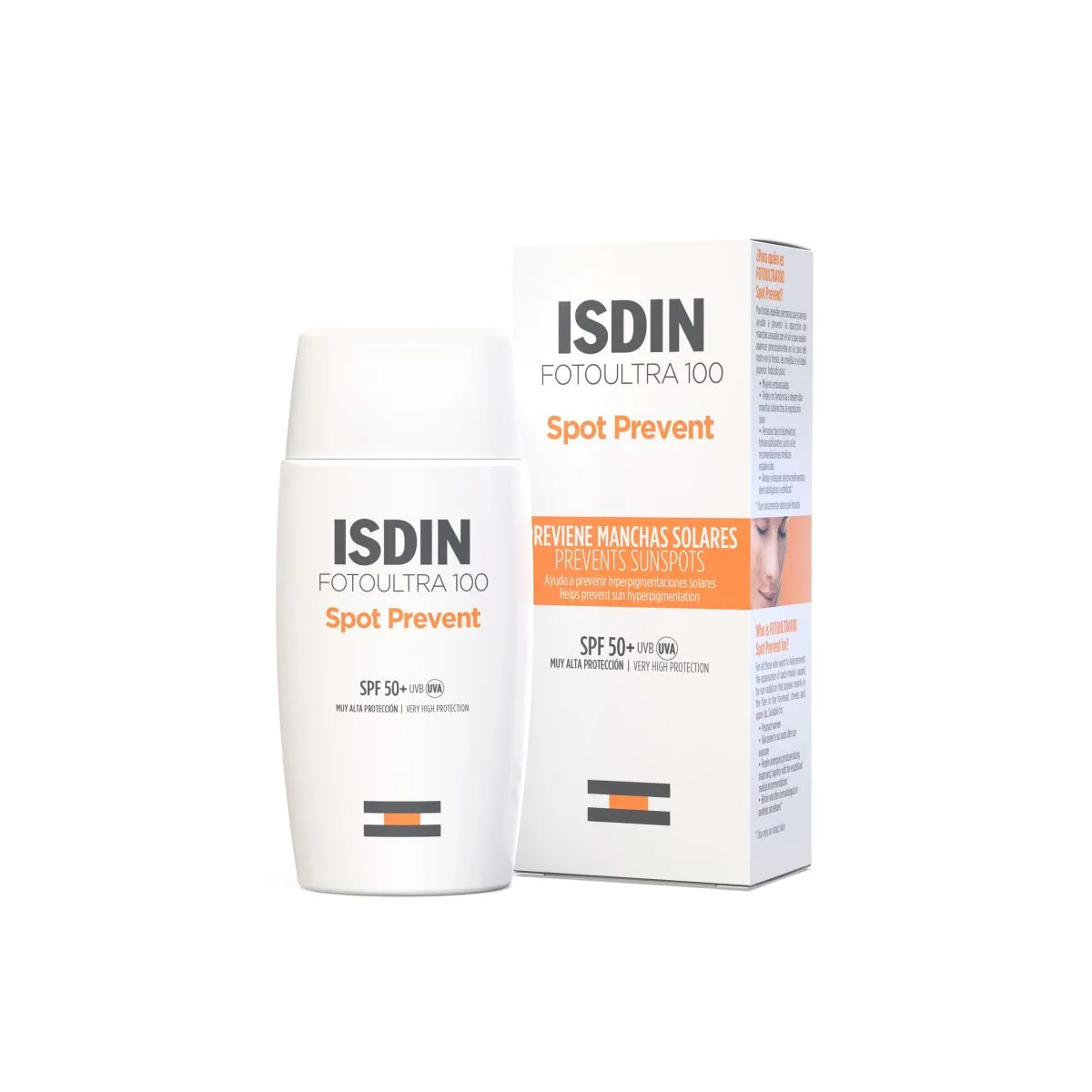 ISDIN SUN PÄIKESEKAITSEVEDELIK PIGMENDILAIKE ENNETAV SPF50+ 50ML - Product Image
