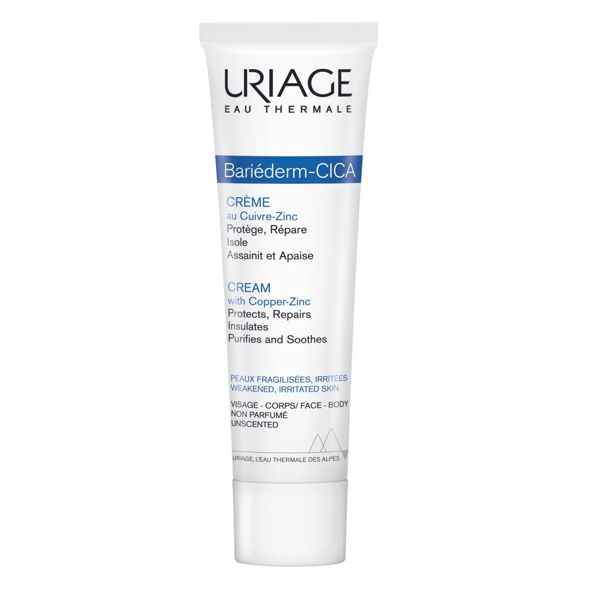 URIAGE BARIEDERM CICA KREEM TAASTAV NÄOLE JA KEHALE 40ML - Product Image
