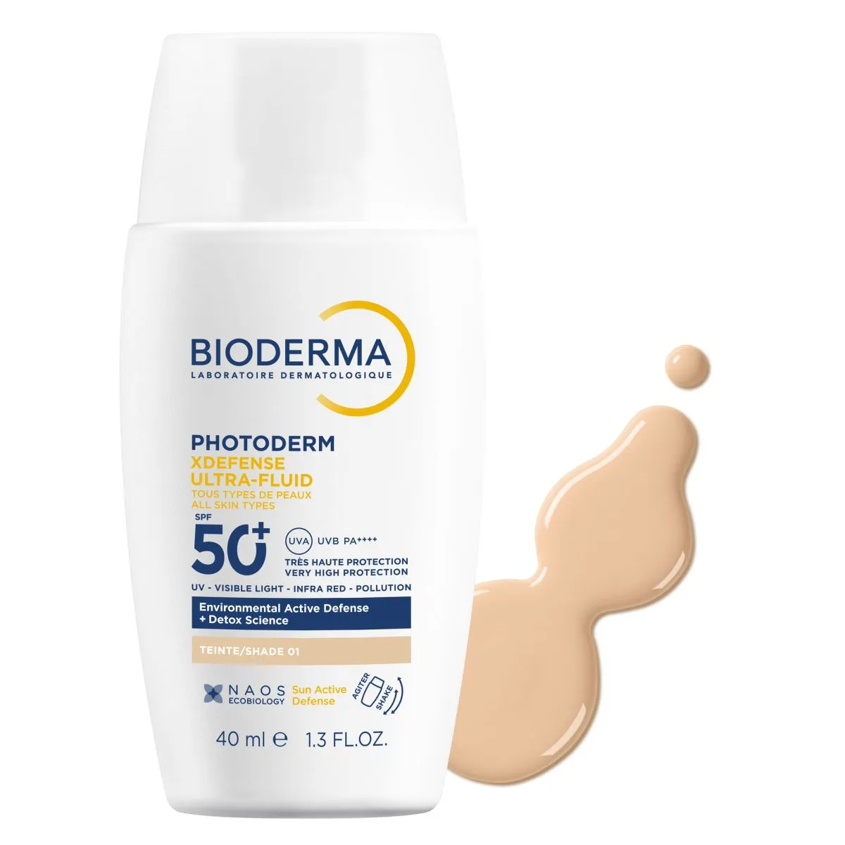 BIODERMA PHOTODERM XDEFENSE PÄIKESEKREEM SPF50+ TOONIV 40ML - Product Image